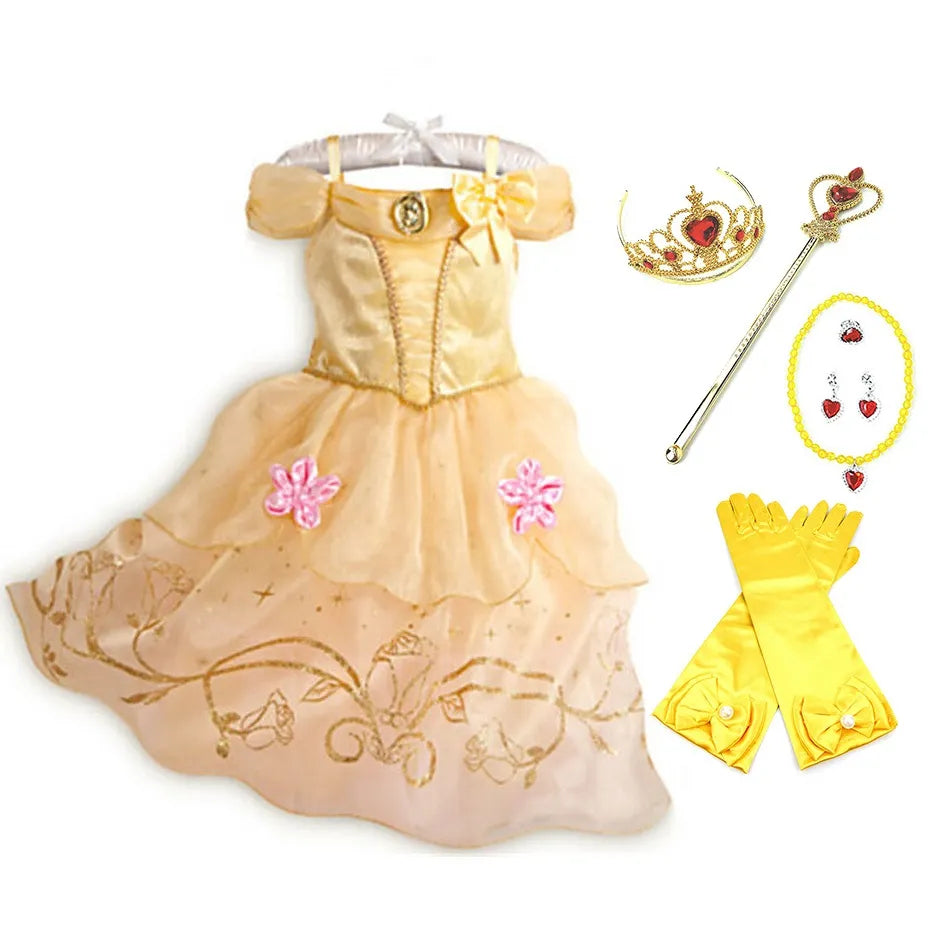 Little Girl Rapunzel Costume Party