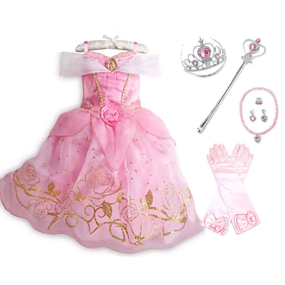 Little Girl Rapunzel Costume Party