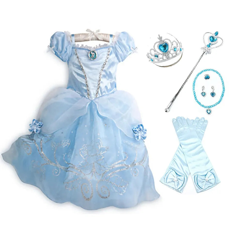 Little Girl Rapunzel Costume Party
