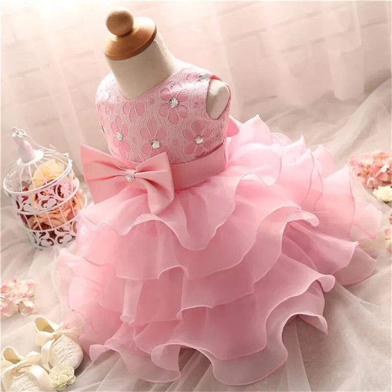 Fluffy Dress Flower Gown